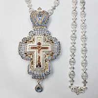 2.10.0327л-2/44л Крест наперсный с цепью