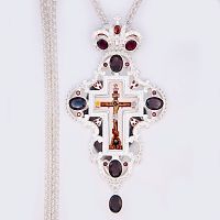 2.10.0100л-2/1л Крест наперсный c цепью