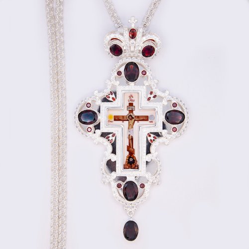 2.10.0100л-2/1л Крест наперсный c цепью 2.10.0100л-2/1л Крест наперсный c цепью