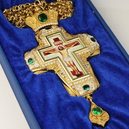 2.10.0333лп-2/1лп Крест латунный в позолоте с цепью фото 2 2.10.0333лп-2/1лп Крест латунный в позолоте с цепью фото 2