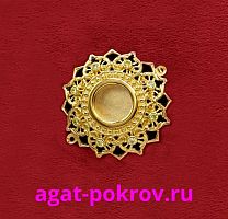 2.7.1418лп Мощевик латунный в позолоте