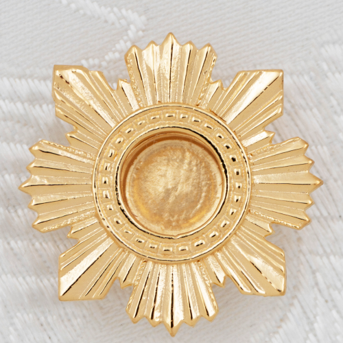 2.7.0016лп Мощевик латунный малый в позолоте 2.7.0016лп Мощевик латунный малый в позолоте