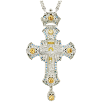 2.10.0153л/1л Крест латунный с цепью