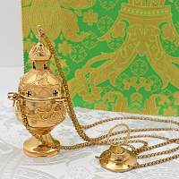 2.7.0932лп Кадило латунное в позолоте