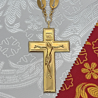 2.10.0007лп/46лп Крест наперсный Павловский в позолоте