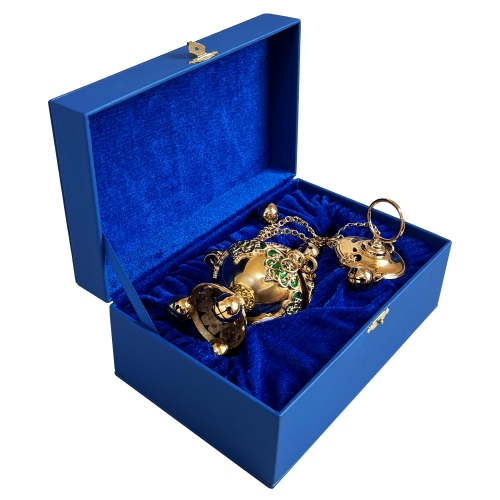 2.7.1151лпэ Кадило в позолоте с эмалью фото 4 2.7.1151лпэ Кадило в позолоте с эмалью фото 4