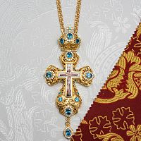 2.10.0156лп-2/1лп Крест наперсный в позолоте