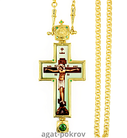 2.10.0398лп-2/64лп Крест наперсный в позолоте