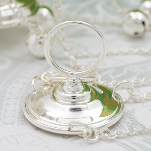 2.7.2618л Кадило латунное с голубыми камнями в серебрении фото 3 2.7.2618л Кадило латунное с голубыми камнями в серебрении фото 3