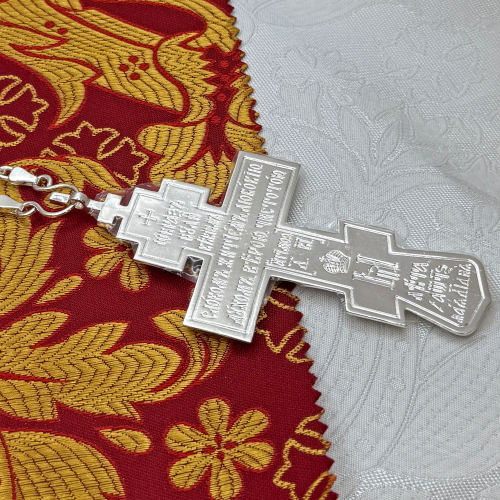 2.10.0664л/10л Крест наперсный с серебрением фото 6 2.10.0664л/10л Крест наперсный с серебрением фото 6