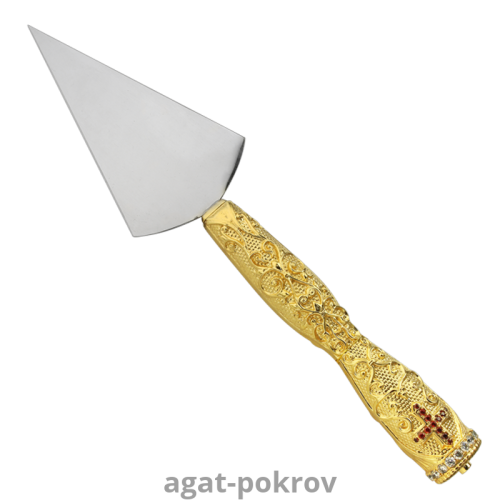 2.7.0566лп-8 Копие большое латунное со вставками в позолоте 2.7.0566лп-8 Копие большое латунное со вставками в позолоте