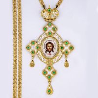 2.10.0418лп-2/1лп Крест наперсный с позолотой