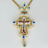 2.10.0323лп-2/1лп Крест латунный в позолоте