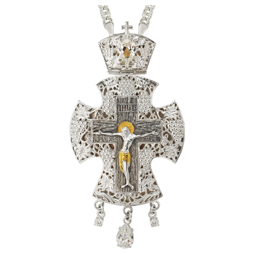 2.10.0120л/1л Крест наперсный со вставками 2.10.0120л/1л Крест наперсный со вставками