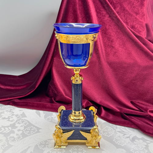 2.7.2664лпч Лампада в позолоте с акриловой ножкой 2.7.2664лпч Лампада в позолоте с акриловой ножкой