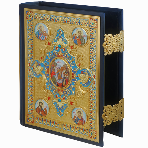 2.7.2282лп-2-М Евангелие напрестольное в позолоте фото 8