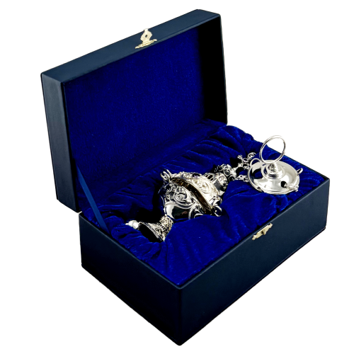 2.7.1163лр Кадило латунное в серебрении фото 3 2.7.1163лр Кадило латунное в серебрении фото 3