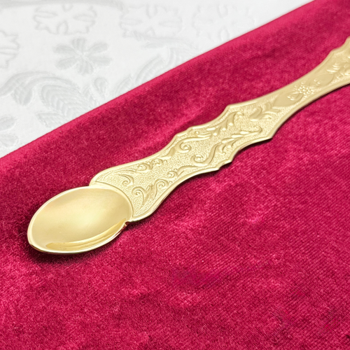 2.7.0005лп Лжица латунная в позолоте фото 2 2.7.0005лп Лжица латунная в позолоте фото 2