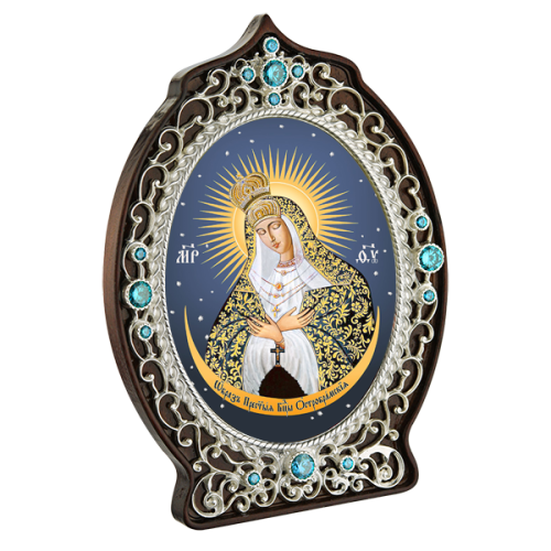 2.78.0969л И.н.латунная Матерь Божия Остробрамская 2.78.0969л И.н.латунная Матерь Божия Остробрамская