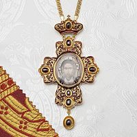 2.10.0665лп-2/1лп-М Крест наперсный в позолоте