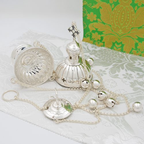 2.7.2997лр Кадило латунное с патинированием в серебрении фото 8 2.7.2997лр Кадило латунное с патинированием в серебрении фото 8