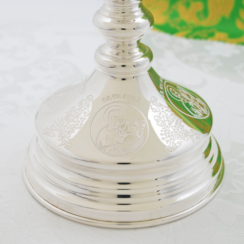 2.7.0954л Потир латунный в серебрении на 0,33л фото 3