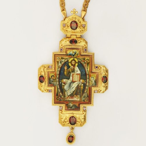 2.10.0321лп-2/1лп Крест латунный в позолоте с цепью 2.10.0321лп-2/1лп Крест латунный в позолоте с цепью