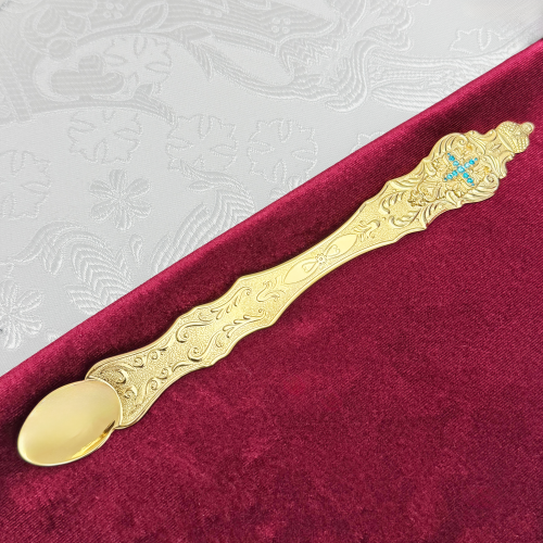 2.7.0851лп Лжица латунная в позолоте 2.7.0851лп Лжица латунная в позолоте