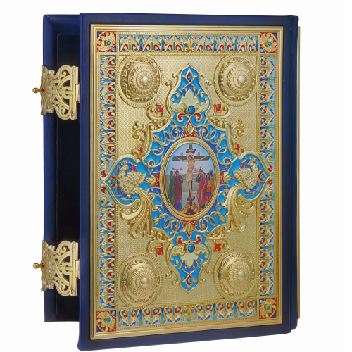 2.7.2282лп-2-М Евангелие напрестольное в позолоте фото 4