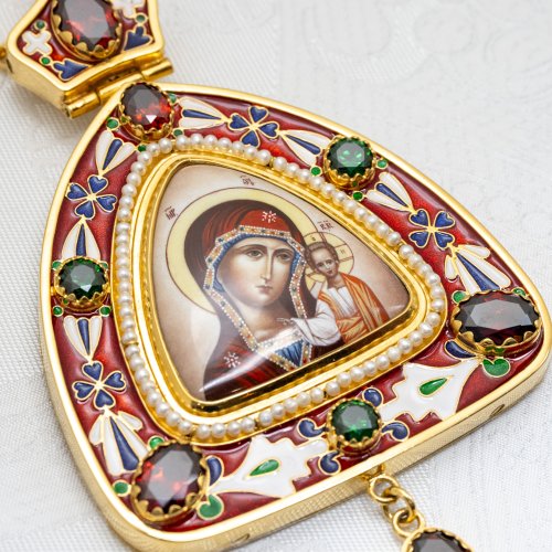 2.7.2303лп-18/112л-М Панагия в позолоте фото 5 2.7.2303лп-18/112л-М Панагия в позолоте фото 5