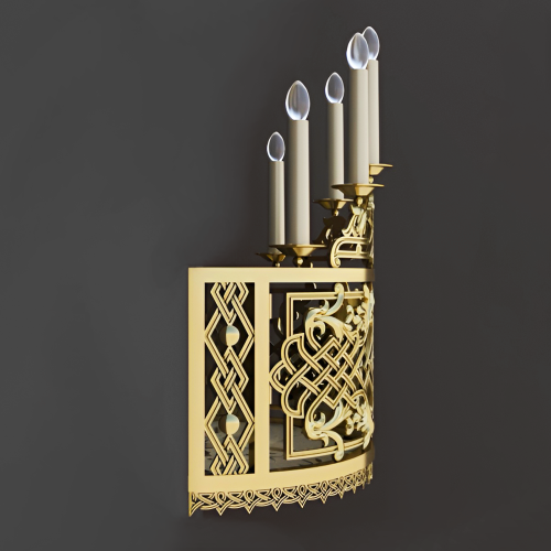 5.7.2977лм Бра церковное на 5 свечей фото 5 5.7.2977лм Бра церковное на 5 свечей фото 5