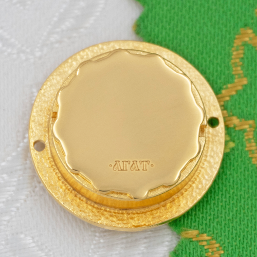 2.7.2971лп Мощевик латунный в позолоте фото 3 2.7.2971лп Мощевик латунный в позолоте фото 3