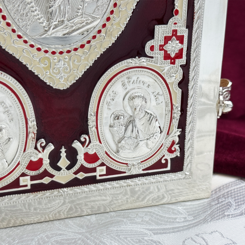 2.7.2157лэ Евангелие напрестольное в серебрении фото 5