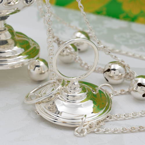 2.7.1097лр Кадило латунное с патинированием в серебрении фото 4 2.7.1097лр Кадило латунное с патинированием в серебрении фото 4