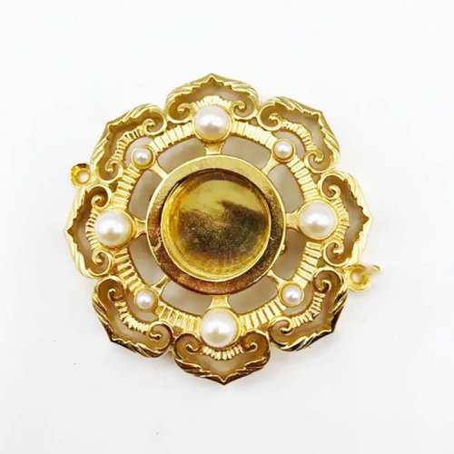 2.7.1419лп Мощевик латунный в позолоте 2.7.1419лп Мощевик латунный в позолоте