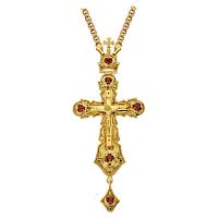 2.10.0001лп/1лп Крест Наградной в позолоте с цепью