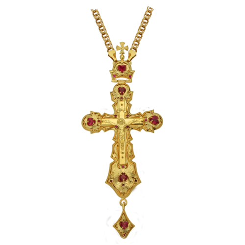 2.10.0001лп/1лп Крест Наградной в позолоте с цепью 2.10.0001лп/1лп Крест Наградной в позолоте с цепью