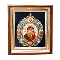 2.14.0169лэ-4 Икона настенная Богородицы Казанская.