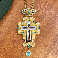 2.10.0487лп-2/1лп Крест наперсный в позолоте
