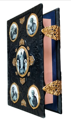 2.7.1236лп-2 Евангелие напрестольное в переплёте из натуральной кожи фото 2 2.7.1236лп-2 Евангелие напрестольное в переплёте из натуральной кожи фото 2