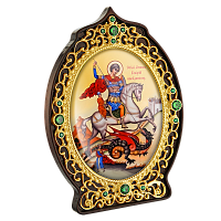 2.78.0906лп И.н. Георгий Победоносец в позолоте