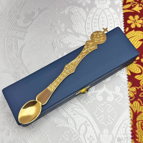 2.7.0048лп Лжица латунная из набора для причащения болящих фото 3 2.7.0048лп Лжица латунная из набора для причащения болящих фото 3