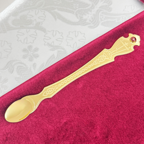 2.7.2697лп Лжица латунная в позолоте 2.7.2697лп Лжица латунная в позолоте