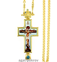 2.10.0398лп-2/64лп Крест наперсный в позолоте