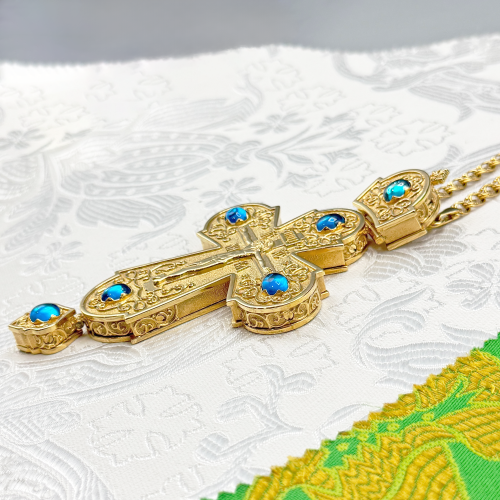 2.10.0365лп/1лп Крест наперсный в позолоте фото 2 2.10.0365лп/1лп Крест наперсный в позолоте фото 2