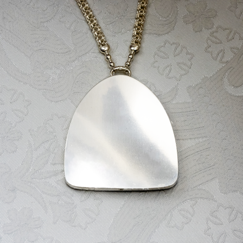 2.7.2803лр-2/153л Панагия латунная с серебрением фото 2