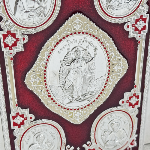 2.7.2157лэ Евангелие напрестольное в серебрении фото 2