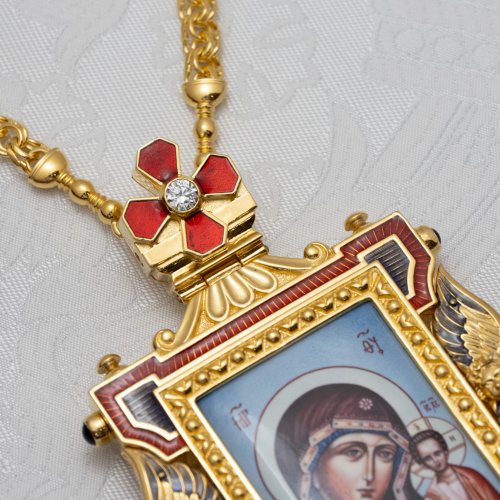 2.7.2708лпэ-2/153лп Панагия в позолоте фото 4 2.7.2708лпэ-2/153лп Панагия в позолоте фото 4