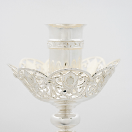 2.7.2653л Примикирий латунный с белыми камнями в серебрении фото 8 2.7.2653л Примикирий латунный с белыми камнями в серебрении фото 8