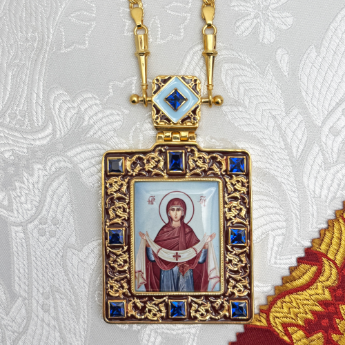 2.7.2516лп-2/64лп-М Панагия в позолоте 2.7.2516лп-2/64лп-М Панагия в позолоте